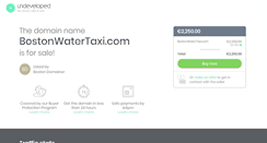 Desktop Screenshot of bostonwatertaxi.com