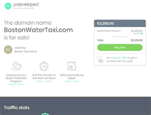 Tablet Screenshot of bostonwatertaxi.com